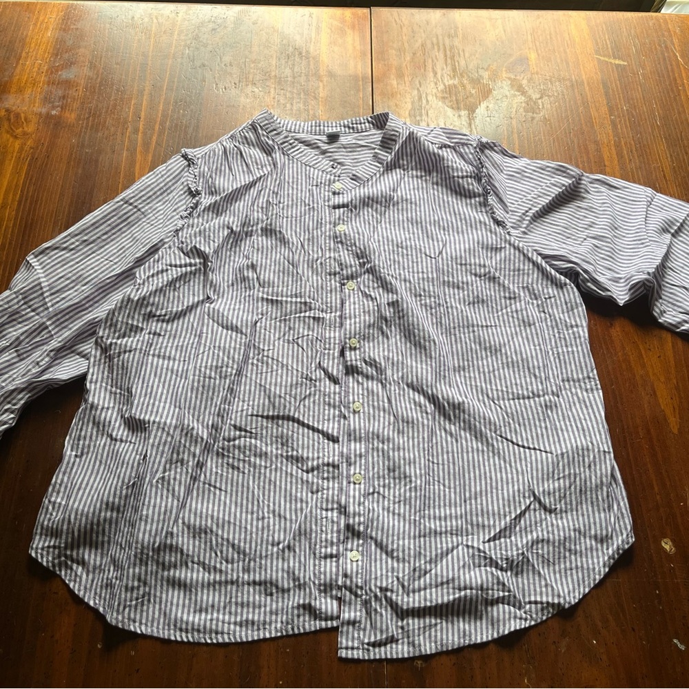 Striped purple Shirt